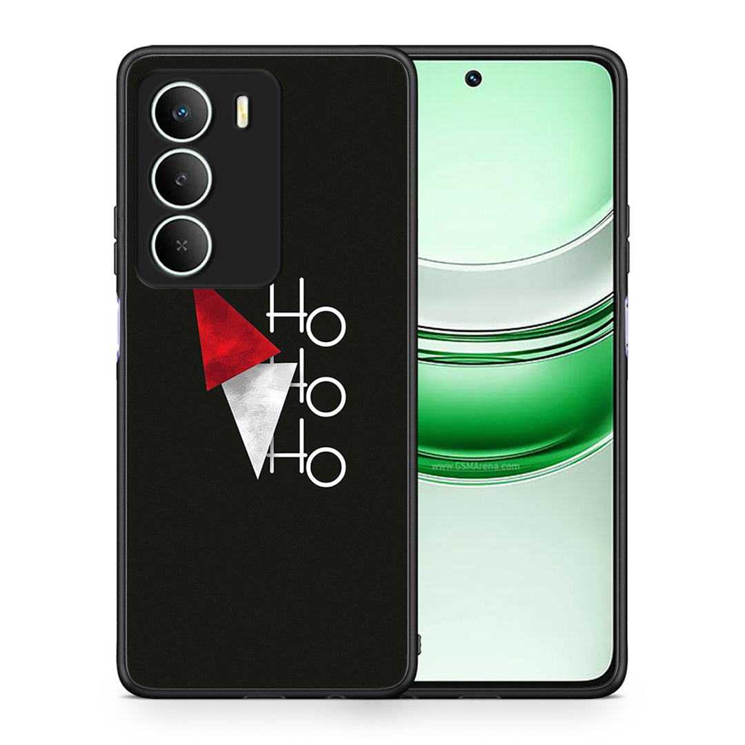 Θήκη Realme 14X Minimal Christmas από τη Smartfits με σχέδιο στο πίσω μέρος και μαύρο περίβλημα | Realme 14X Minimal Christmas case with colorful back and black bezels