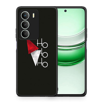 Θήκη Realme 14X Minimal Christmas από τη Smartfits με σχέδιο στο πίσω μέρος και μαύρο περίβλημα | Realme 14X Minimal Christmas case with colorful back and black bezels