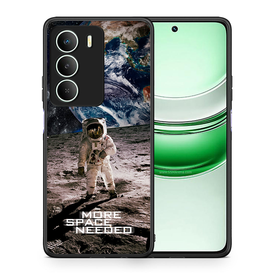 Θήκη Realme 14X More Space από τη Smartfits με σχέδιο στο πίσω μέρος και μαύρο περίβλημα | Realme 14X More Space case with colorful back and black bezels