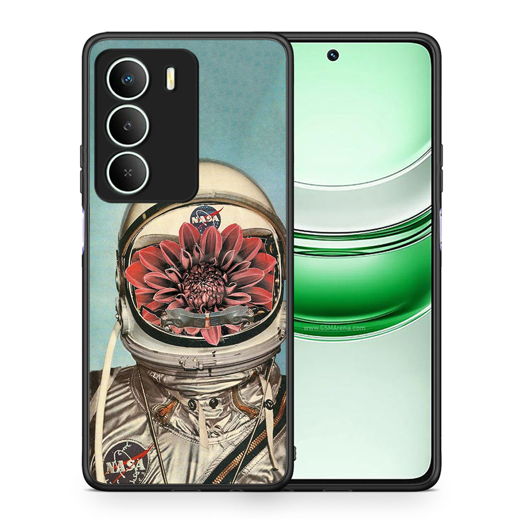 Θήκη Realme 14X Nasa Bloom από τη Smartfits με σχέδιο στο πίσω μέρος και μαύρο περίβλημα | Realme 14X Nasa Bloom case with colorful back and black bezels