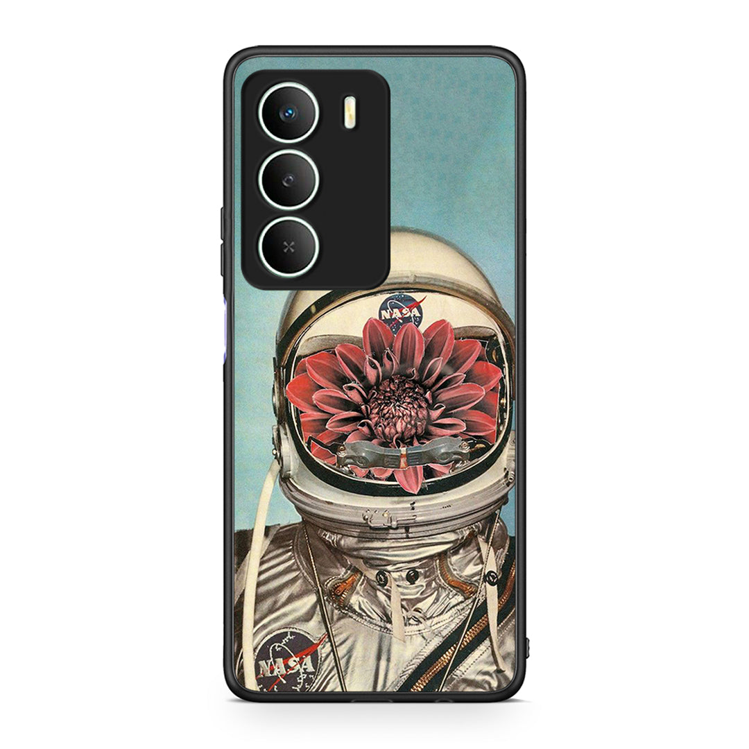 Realme 14X Nasa Bloom θήκη από τη Smartfits με σχέδιο στο πίσω μέρος και μαύρο περίβλημα | Smartphone case with colorful back and black bezels by Smartfits