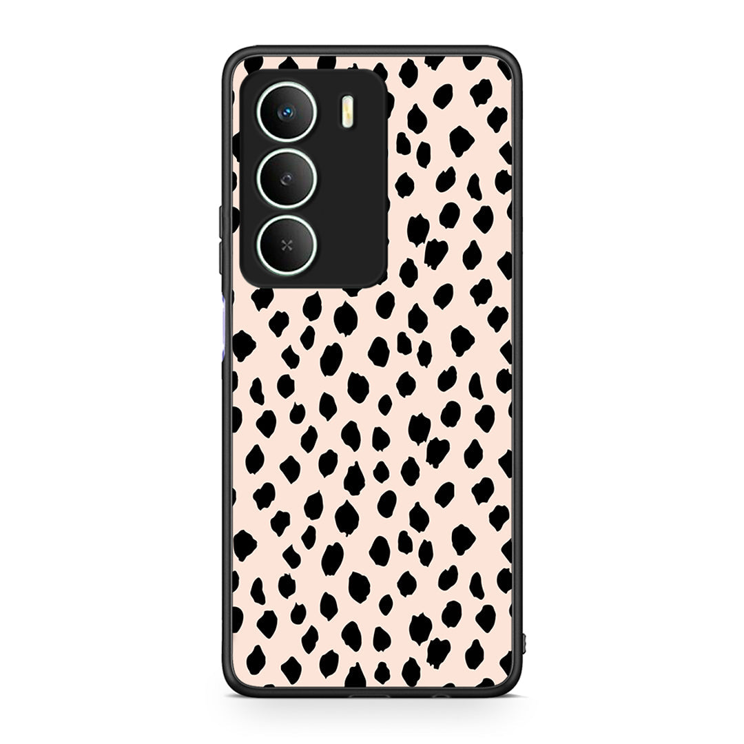 Realme 14X New Polka Dots θήκη από τη Smartfits με σχέδιο στο πίσω μέρος και μαύρο περίβλημα | Smartphone case with colorful back and black bezels by Smartfits