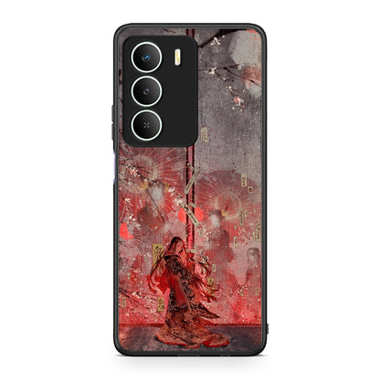 Realme 14X Nezuko Kamado θήκη από τη Smartfits με σχέδιο στο πίσω μέρος και μαύρο περίβλημα | Smartphone case with colorful back and black bezels by Smartfits