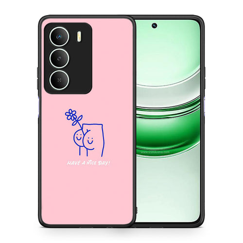 Θήκη Realme 14X Nice Day από τη Smartfits με σχέδιο στο πίσω μέρος και μαύρο περίβλημα | Realme 14X Nice Day case with colorful back and black bezels