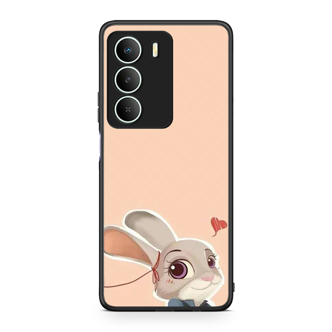 Realme 14X Nick Wilde And Judy Hopps Love 2 θήκη από τη Smartfits με σχέδιο στο πίσω μέρος και μαύρο περίβλημα | Smartphone case with colorful back and black bezels by Smartfits