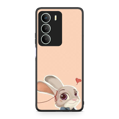 Realme 14X Nick Wilde And Judy Hopps Love 2 θήκη από τη Smartfits με σχέδιο στο πίσω μέρος και μαύρο περίβλημα | Smartphone case with colorful back and black bezels by Smartfits