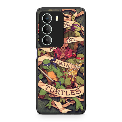 Realme 14X Ninja Turtles θήκη από τη Smartfits με σχέδιο στο πίσω μέρος και μαύρο περίβλημα | Smartphone case with colorful back and black bezels by Smartfits