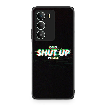 Realme 14X OMG ShutUp θήκη από τη Smartfits με σχέδιο στο πίσω μέρος και μαύρο περίβλημα | Smartphone case with colorful back and black bezels by Smartfits