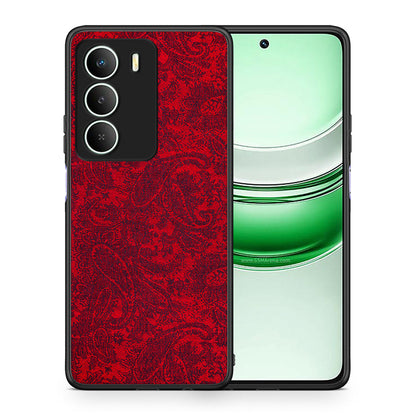 Θήκη Realme 14X Paisley Cashmere από τη Smartfits με σχέδιο στο πίσω μέρος και μαύρο περίβλημα | Realme 14X Paisley Cashmere case with colorful back and black bezels