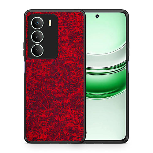 Θήκη Realme 14X Paisley Cashmere από τη Smartfits με σχέδιο στο πίσω μέρος και μαύρο περίβλημα | Realme 14X Paisley Cashmere case with colorful back and black bezels