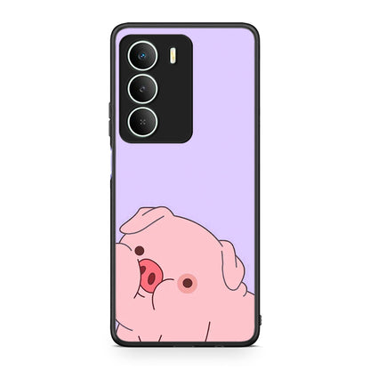 Realme 14X Pig Love 2 Θήκη Αγίου Βαλεντίνου από τη Smartfits με σχέδιο στο πίσω μέρος και μαύρο περίβλημα | Smartphone case with colorful back and black bezels by Smartfits