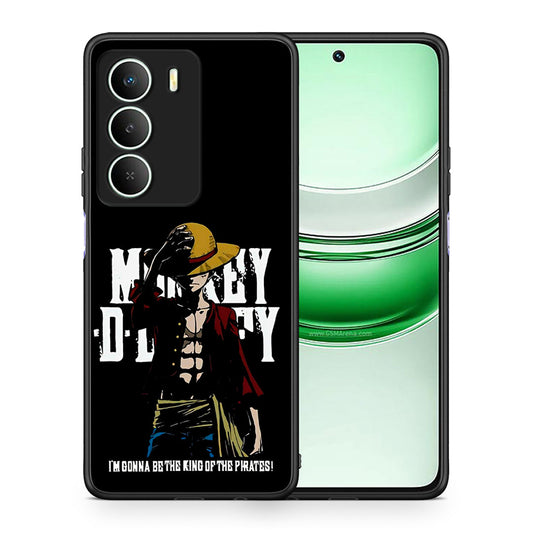 Θήκη Realme 14X Pirate King από τη Smartfits με σχέδιο στο πίσω μέρος και μαύρο περίβλημα | Realme 14X Pirate King case with colorful back and black bezels