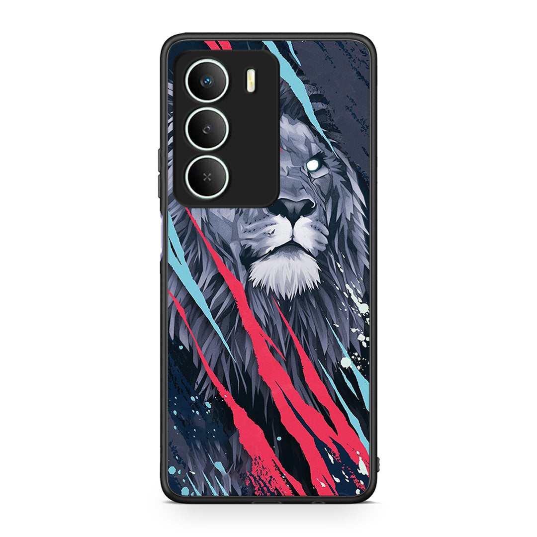 4 - Realme 14X Lion Designer PopArt case, cover, bumper