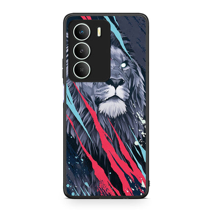 4 - Realme 14X Lion Designer PopArt case, cover, bumper