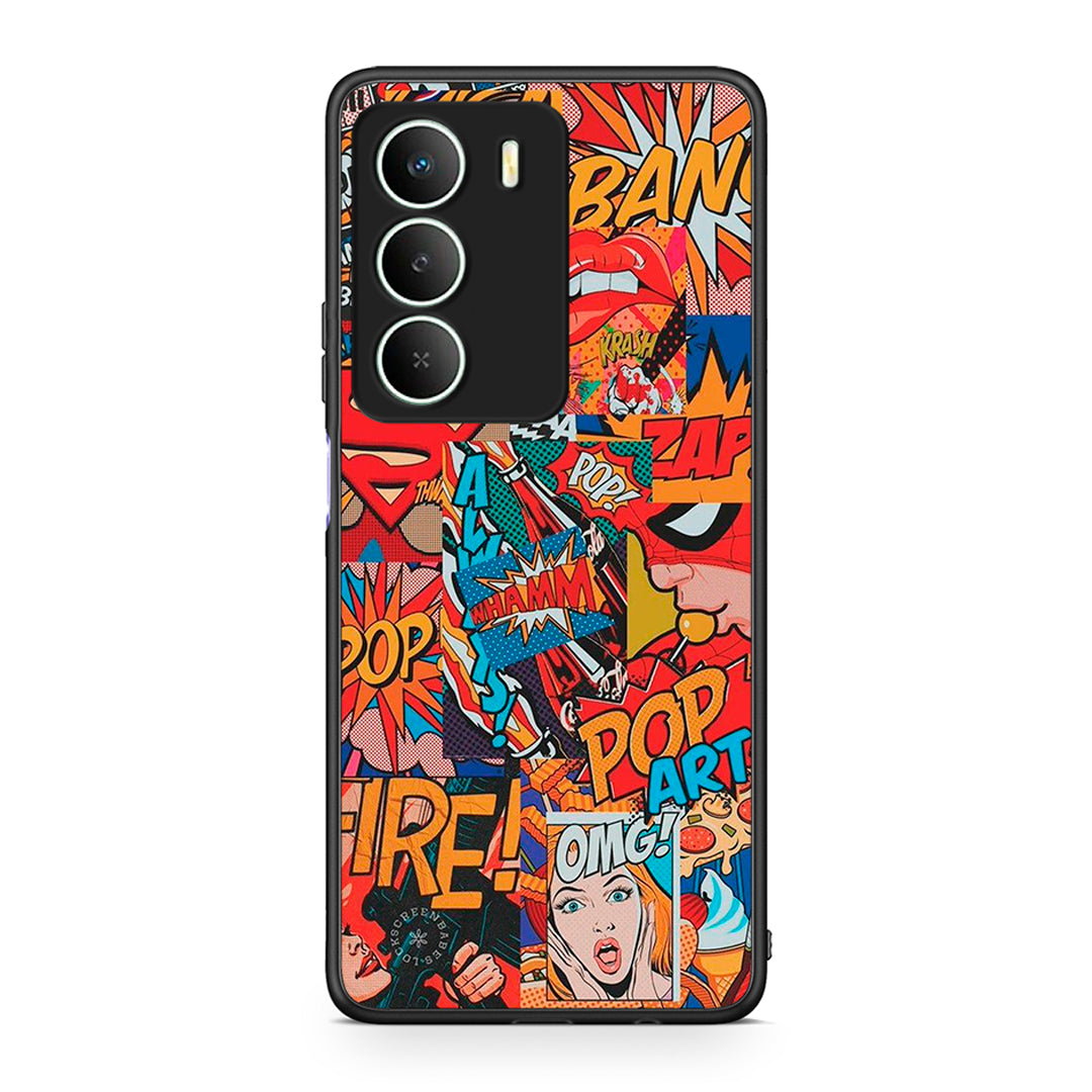Realme 14X PopArt OMG θήκη από τη Smartfits με σχέδιο στο πίσω μέρος και μαύρο περίβλημα | Smartphone case with colorful back and black bezels by Smartfits
