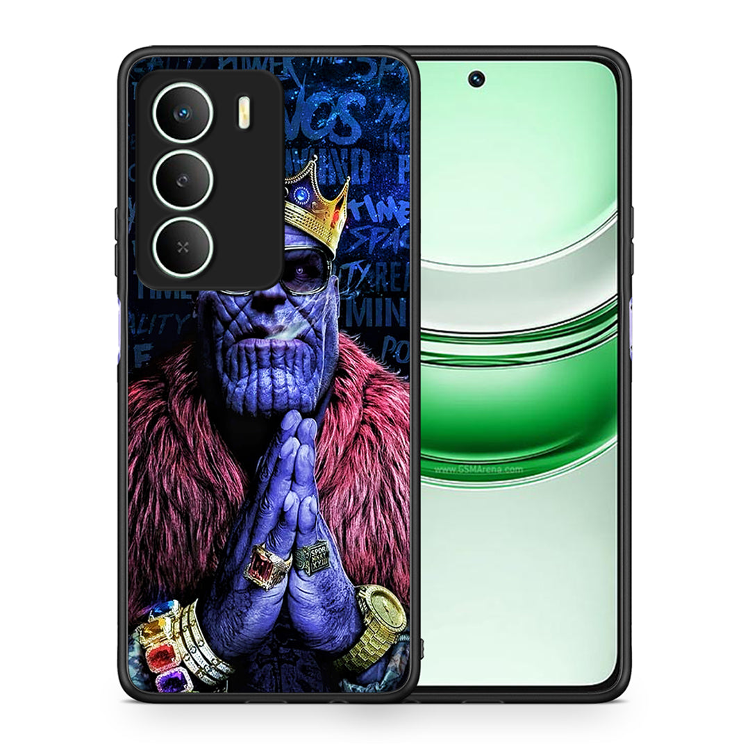 Θήκη Realme 14X Thanos PopArt από τη Smartfits με σχέδιο στο πίσω μέρος και μαύρο περίβλημα | Realme 14X Thanos PopArt case with colorful back and black bezels