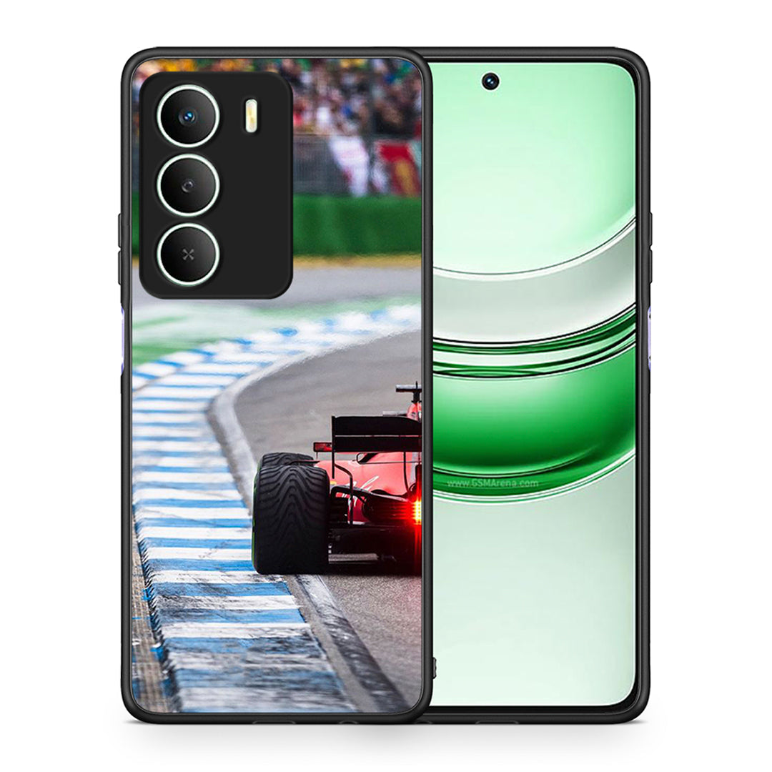 Θήκη Realme 14X Racing Vibes από τη Smartfits με σχέδιο στο πίσω μέρος και μαύρο περίβλημα | Realme 14X Racing Vibes case with colorful back and black bezels