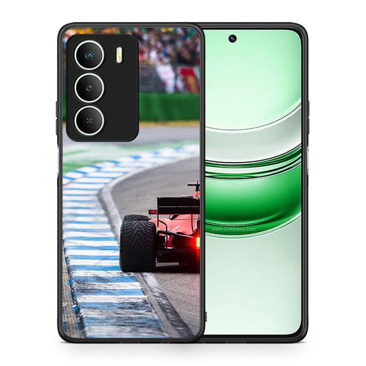 Θήκη Realme 14X Racing Vibes από τη Smartfits με σχέδιο στο πίσω μέρος και μαύρο περίβλημα | Realme 14X Racing Vibes case with colorful back and black bezels