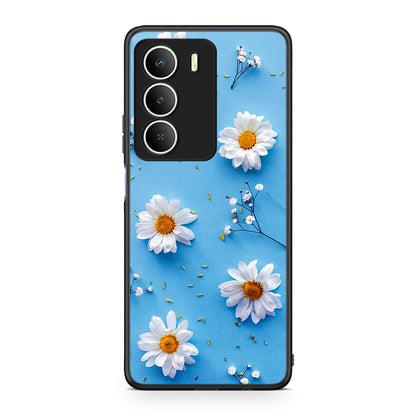 Realme 14X Real Daisies θήκη από τη Smartfits με σχέδιο στο πίσω μέρος και μαύρο περίβλημα | Smartphone case with colorful back and black bezels by Smartfits