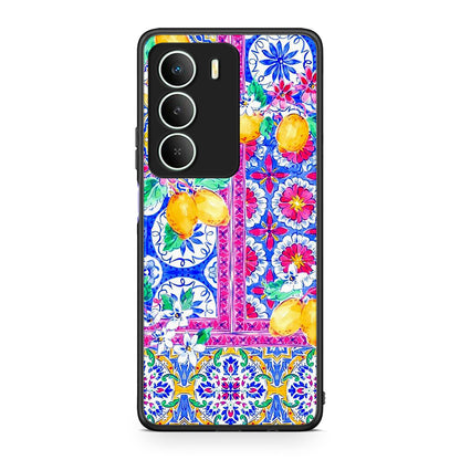 Realme 14X Retro Spring θήκη από τη Smartfits με σχέδιο στο πίσω μέρος και μαύρο περίβλημα | Smartphone case with colorful back and black bezels by Smartfits