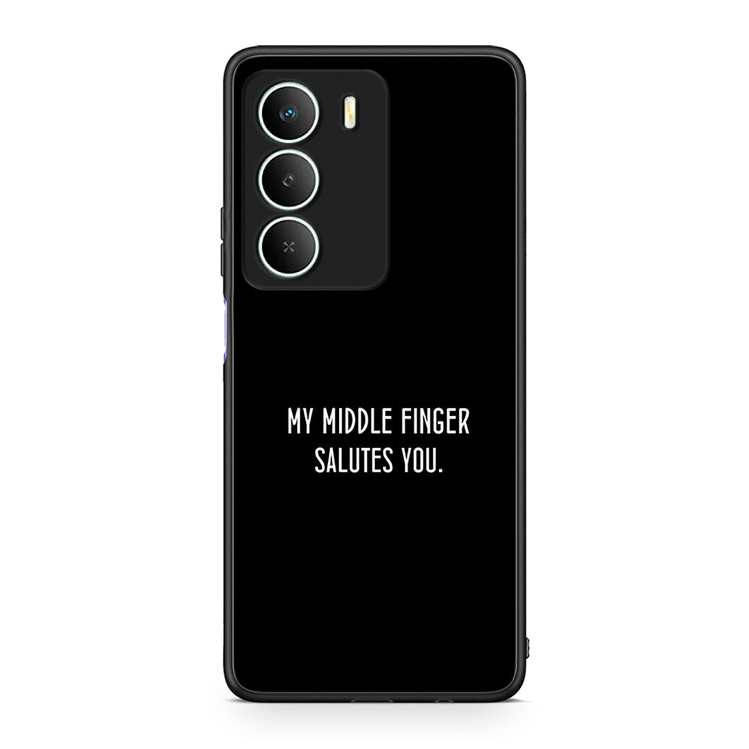 Realme 14X Salute θήκη από τη Smartfits με σχέδιο στο πίσω μέρος και μαύρο περίβλημα | Smartphone case with colorful back and black bezels by Smartfits