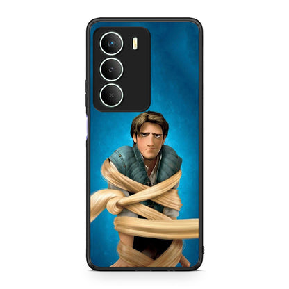 Realme 14X Tangled 1 Θήκη Αγίου Βαλεντίνου από τη Smartfits με σχέδιο στο πίσω μέρος και μαύρο περίβλημα | Smartphone case with colorful back and black bezels by Smartfits