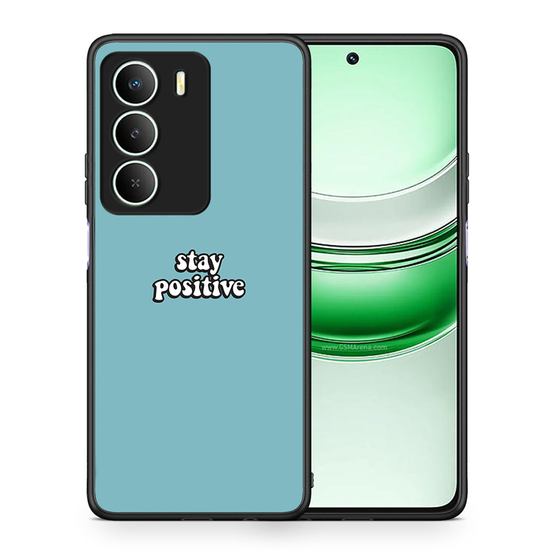 Θήκη Realme 14X Positive Text από τη Smartfits με σχέδιο στο πίσω μέρος και μαύρο περίβλημα | Realme 14X Positive Text case with colorful back and black bezels