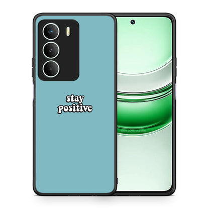 Θήκη Realme 14X Positive Text από τη Smartfits με σχέδιο στο πίσω μέρος και μαύρο περίβλημα | Realme 14X Positive Text case with colorful back and black bezels