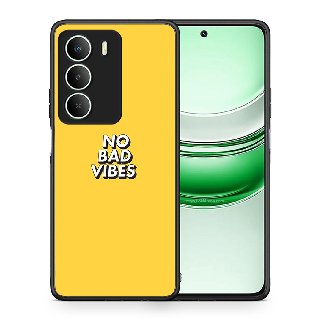Θήκη Realme 14X Vibes Text από τη Smartfits με σχέδιο στο πίσω μέρος και μαύρο περίβλημα | Realme 14X Vibes Text case with colorful back and black bezels