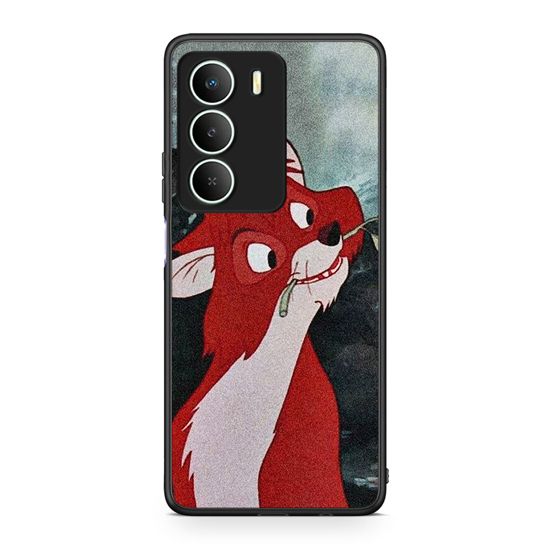 Realme 14X Tod And Vixey Love 1 θήκη από τη Smartfits με σχέδιο στο πίσω μέρος και μαύρο περίβλημα | Smartphone case with colorful back and black bezels by Smartfits