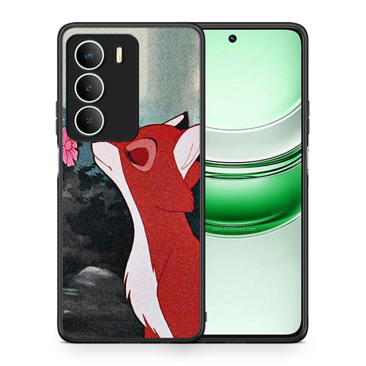 Θήκη Realme 14X Tod And Vixey Love 2 από τη Smartfits με σχέδιο στο πίσω μέρος και μαύρο περίβλημα | Realme 14X Tod And Vixey Love 2 case with colorful back and black bezels