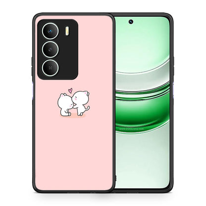 Θήκη Realme 14X Love Valentine από τη Smartfits με σχέδιο στο πίσω μέρος και μαύρο περίβλημα | Realme 14X Love Valentine case with colorful back and black bezels