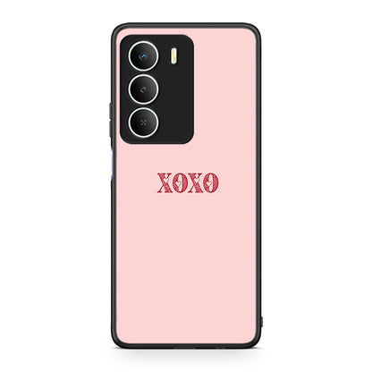 Realme 14X XOXO Love θήκη από τη Smartfits με σχέδιο στο πίσω μέρος και μαύρο περίβλημα | Smartphone case with colorful back and black bezels by Smartfits