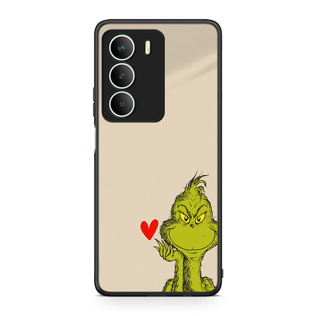 Realme 14X Xmas Grinch θήκη από τη Smartfits με σχέδιο στο πίσω μέρος και μαύρο περίβλημα | Smartphone case with colorful back and black bezels by Smartfits