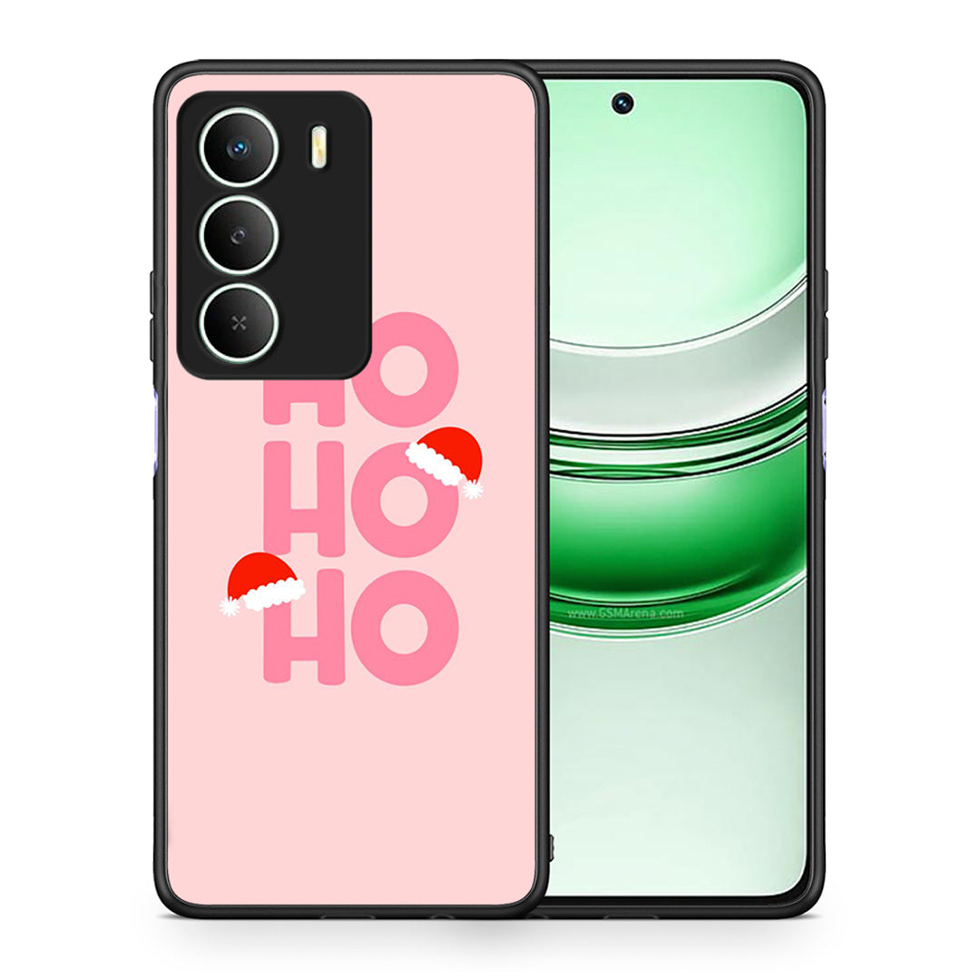 Θήκη Realme 14X Xmas Ho Ho Ho από τη Smartfits με σχέδιο στο πίσω μέρος και μαύρο περίβλημα | Realme 14X Xmas Ho Ho Ho case with colorful back and black bezels