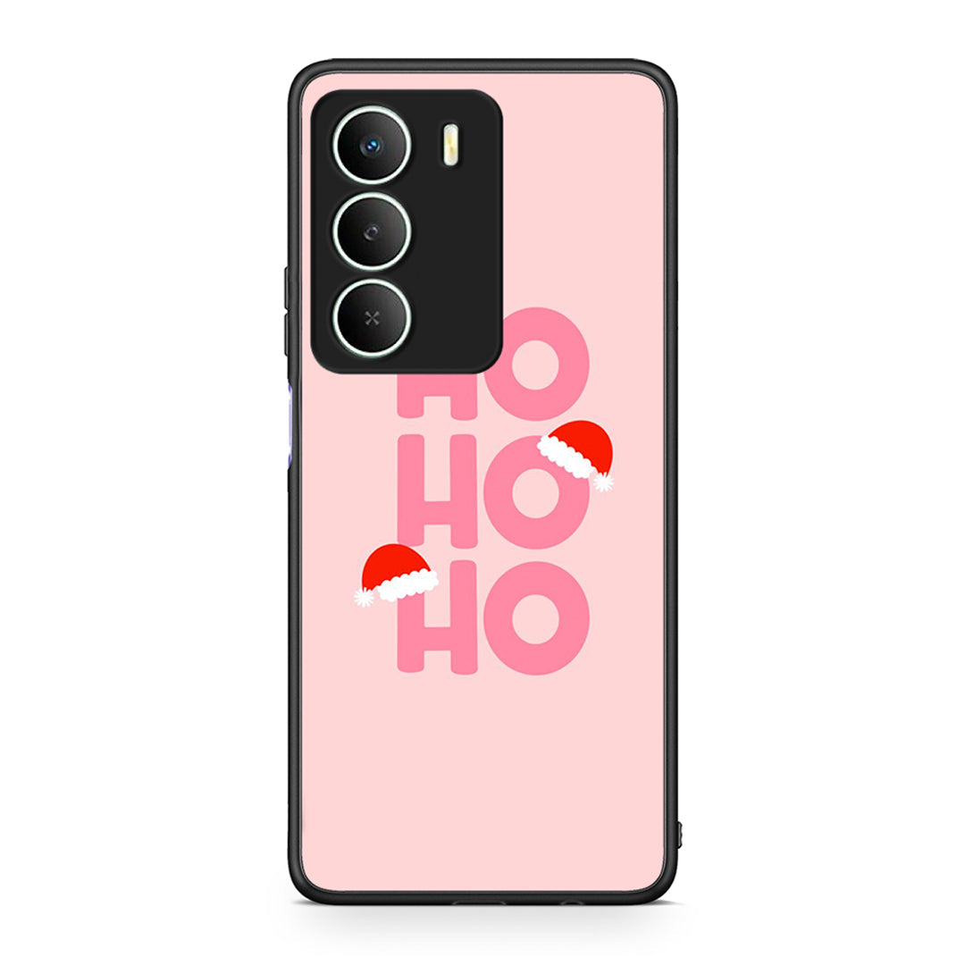 Realme 14X Xmas Ho Ho Ho θήκη από τη Smartfits με σχέδιο στο πίσω μέρος και μαύρο περίβλημα | Smartphone case with colorful back and black bezels by Smartfits