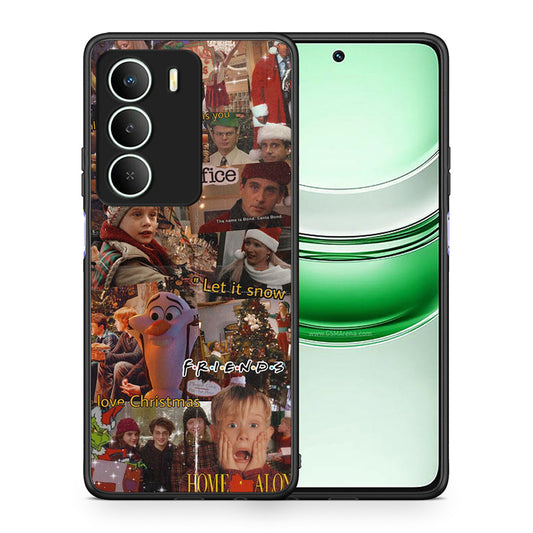 Θήκη Realme 14X Xmas Wishes από τη Smartfits με σχέδιο στο πίσω μέρος και μαύρο περίβλημα | Realme 14X Xmas Wishes case with colorful back and black bezels