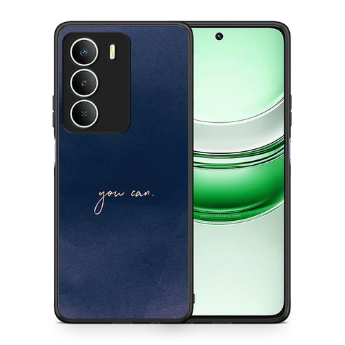 Θήκη Realme 14X You Can από τη Smartfits με σχέδιο στο πίσω μέρος και μαύρο περίβλημα | Realme 14X You Can case with colorful back and black bezels
