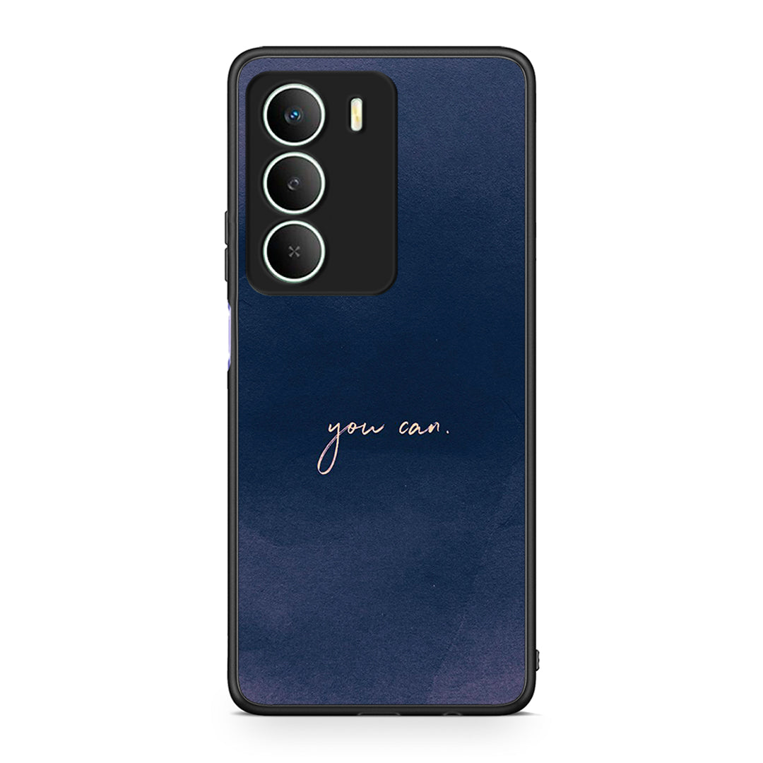 Realme 14X You Can θήκη από τη Smartfits με σχέδιο στο πίσω μέρος και μαύρο περίβλημα | Smartphone case with colorful back and black bezels by Smartfits