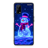 Thumbnail for Christmas Neon Snowman - Realme 7 5G θήκη