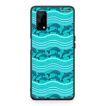 Swimming Dolphins - Realme 7 5G θήκη