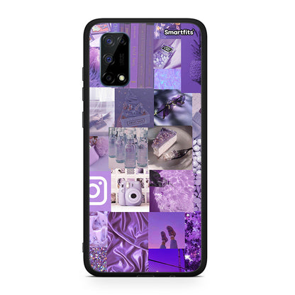 Purple Aesthetic Collage - Realme 7 Pro θήκη