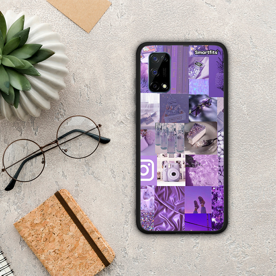 Purple Aesthetic Collage - Realme 7 Pro θήκη