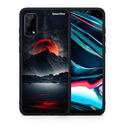 Red Full Moon - Realme 7 Pro θήκη