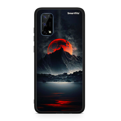 Red Full Moon - Realme 7 Pro θήκη