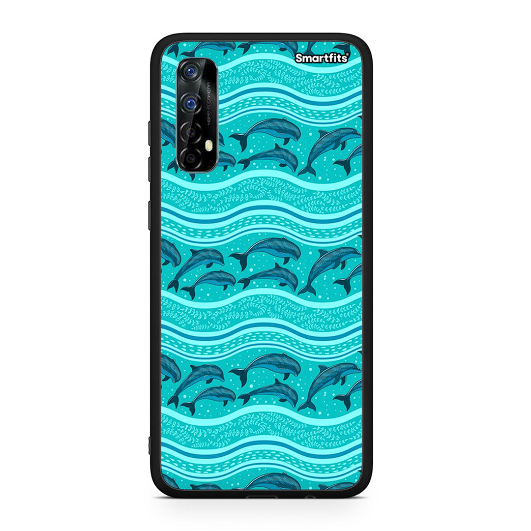 Swimming Dolphins - Realme 7 θήκη