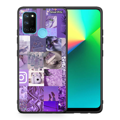 Purple Aesthetic Collage - Realme 7i / C25 θήκη