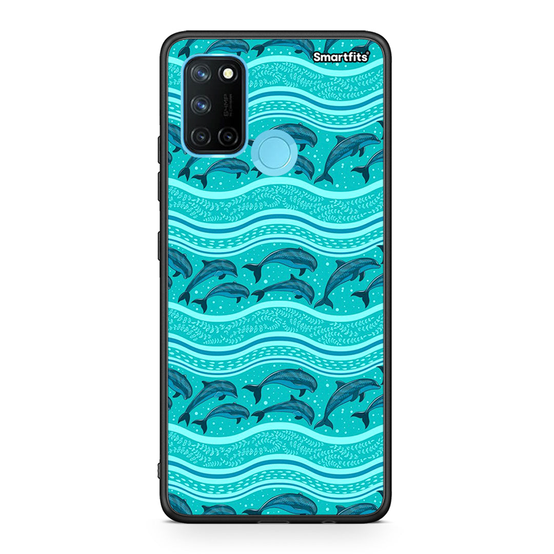 Swimming Dolphins - Realme 7i / C25 θήκη