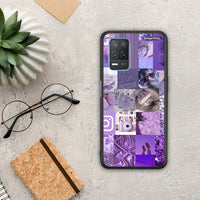 Thumbnail for Purple Aesthetic Collage - Realme 8 5G θήκη