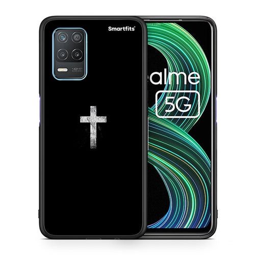 White Cross - Realme 8 5G θήκη